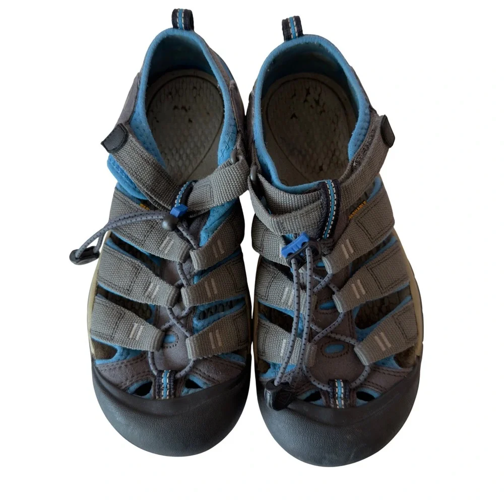 Keen Kids Newport H2 Water Hiking Sandals Size 5 Brilliant Blue Washable Comfort
